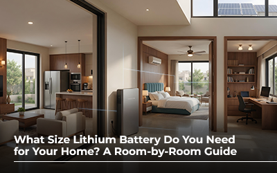 What Size Lithium Battery Do You Need for Your Home? A Room-by-Room Guide