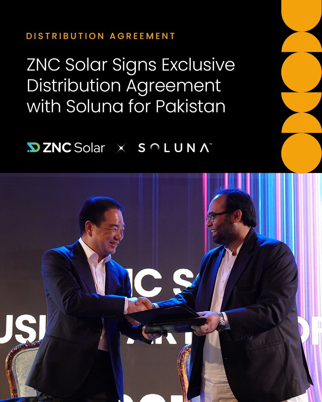 ZNC Solar × Soluna Exclusive Distribution Agreement